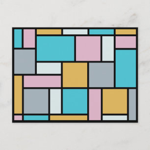 Theo Van Doesburg - Sammansättning 17 - Mondrian A Vykort