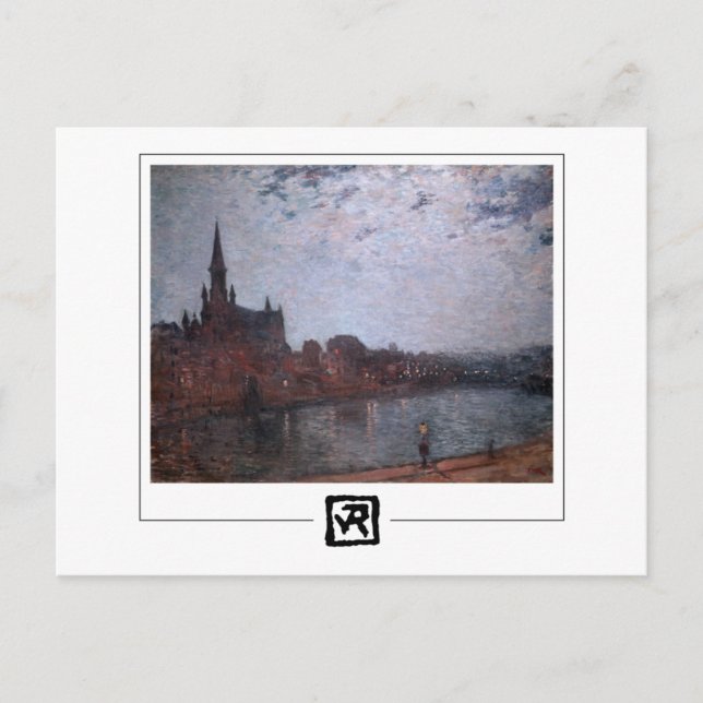 Théo van Rysselberghe #143 - Fin Art Postcard Vykort (Framsida)