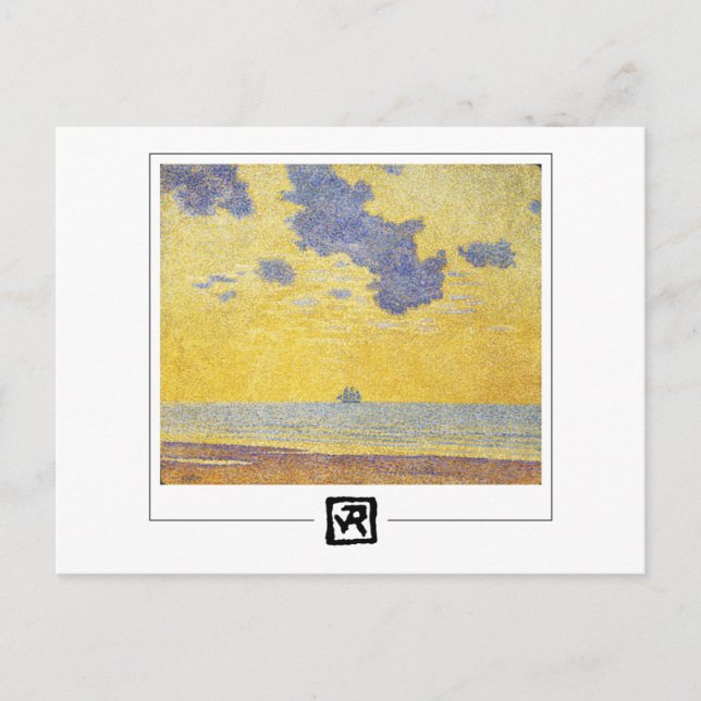 Théo van Rysselberghe #1 - Finkonst Postkort Vykort (Framsida)