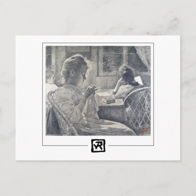 Théo van Rysselberghe #210 - Fin Art Postcard Vykort (Framsida)