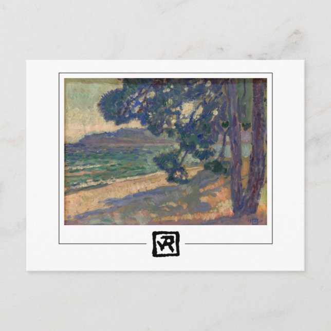 Théo van Rysselberghe #216 - Fin Art Postcard Vykort (Framsida)