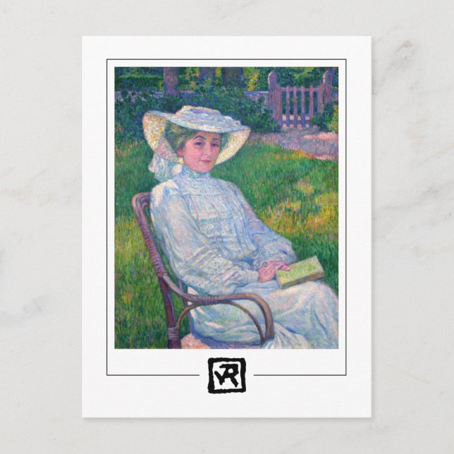 Théo van Rysselberghe #217 - Fine Art Postcard Vykort (Framsida)