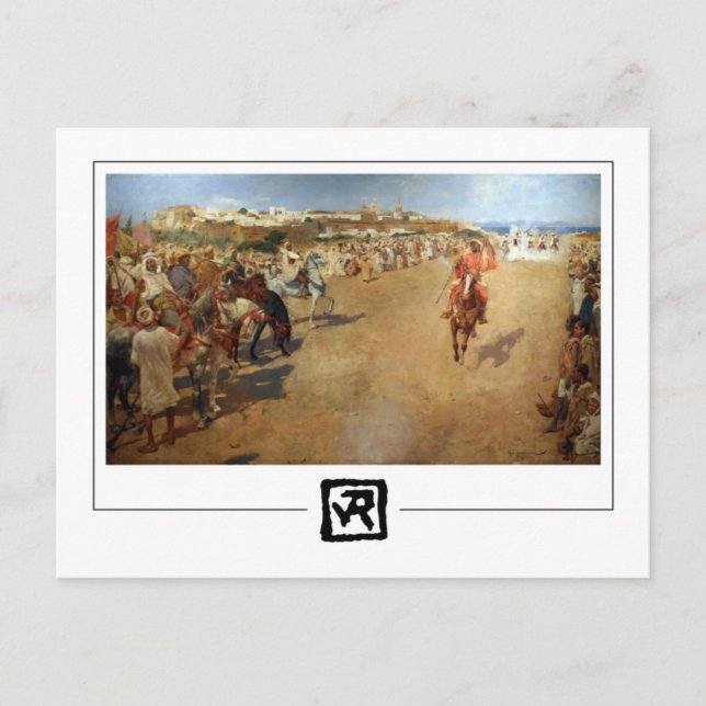 Théo van Rysselberghe #241 - Fin Art Postcard Vykort (Framsida)