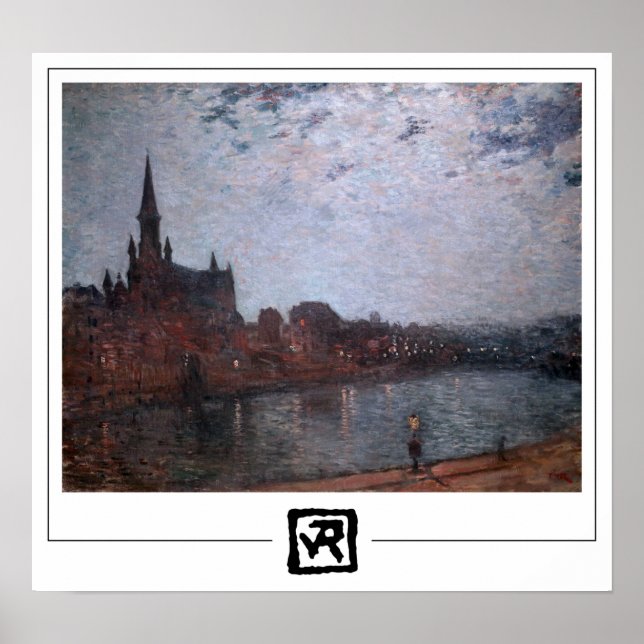 Théo van Rysselberghe Zedign Art Poster #143 (Framsidan)