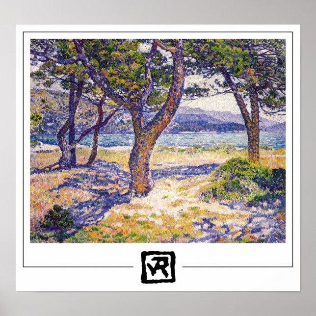 Théo van Rysselberghe Zedign Art Poster nr 4 (Framsidan)