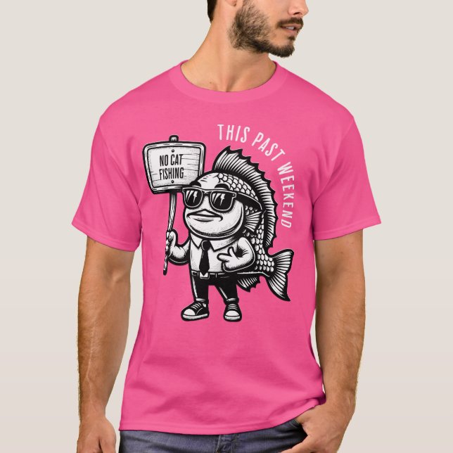 Theo Von Podcast No Catfish Pranyny Fish Design T Shirt (Framsida)