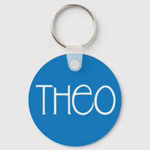 Theo White Keychain Nyckelring