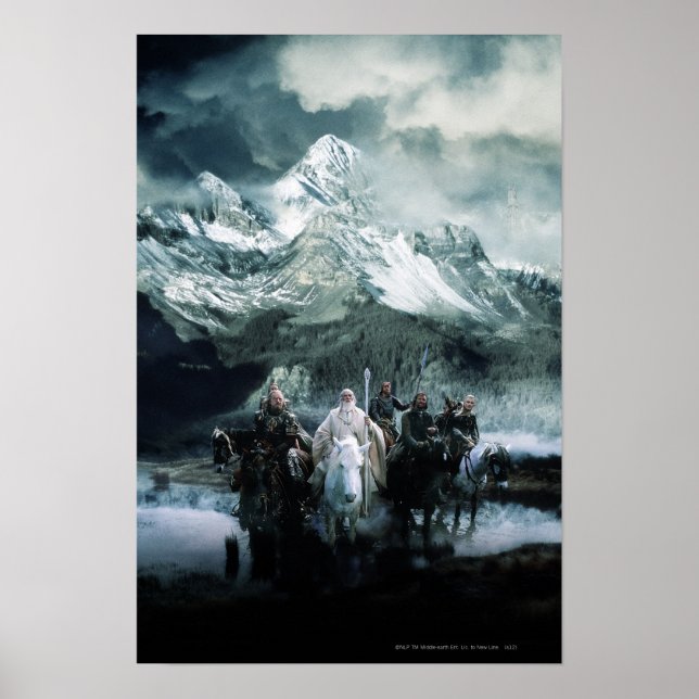 Theoden och Fellowship Poster (Framsidan)