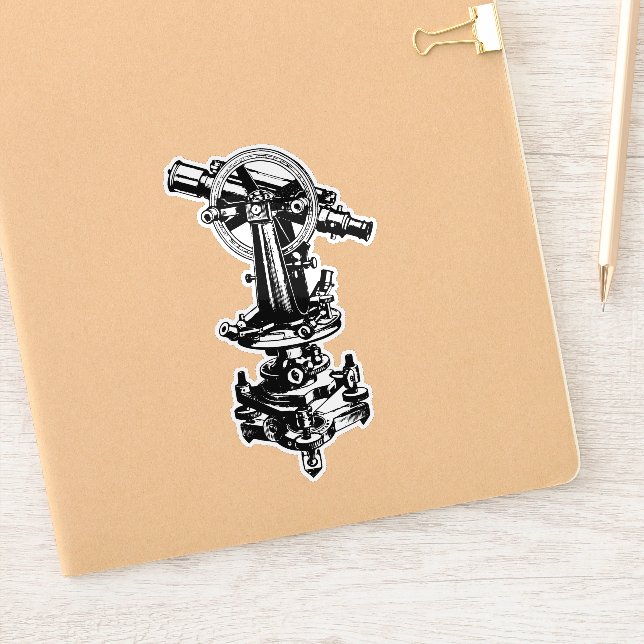 Theodolit Klistermärken (Anteckningsbok)