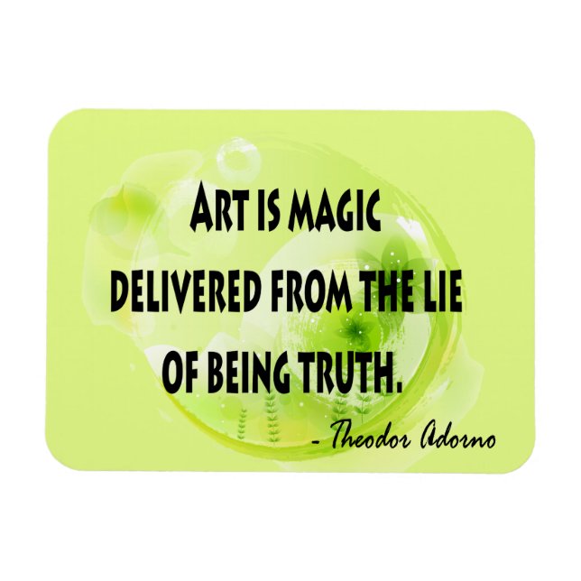 Theodor Adorno Magnet (Horisontell)