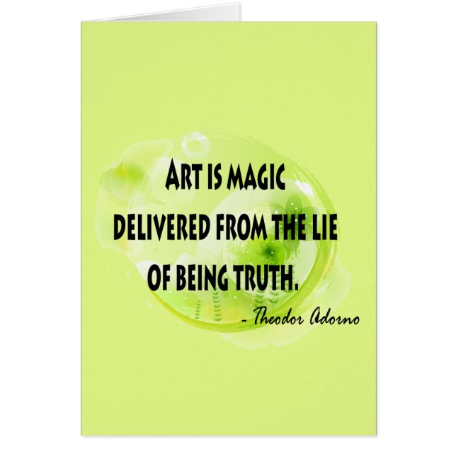 Theodor Adorno OBS Kort (Framsidan)