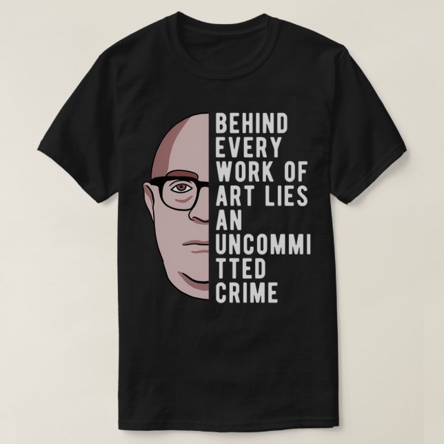 Theodor Adorno-offert för konstfilosofi T Shirt (Design framsida)