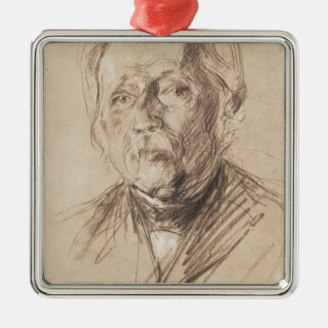 Theodor Fontane, 1896 Julgransprydnad Metall (Framsidan)
