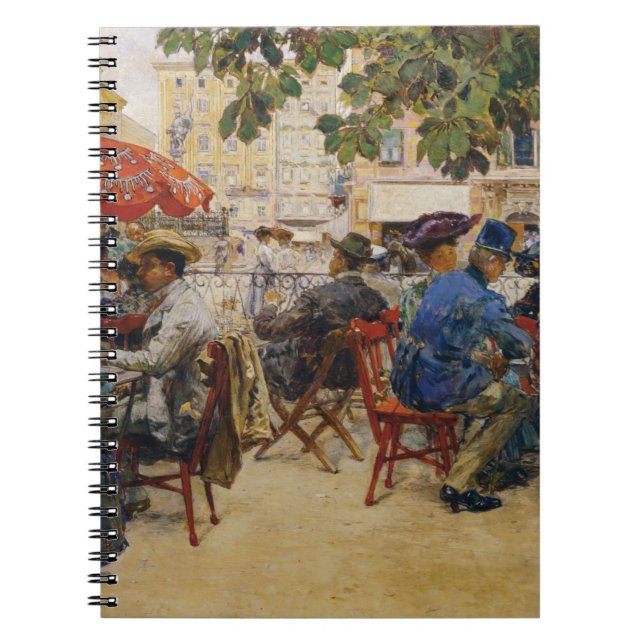 Theodor Josef Ethofer Cafe Tomaselli Anteckningsbok (Framsidan)