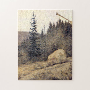 Theodor Kittelsen - Op under Fjeldet Toner en Lur Pussel