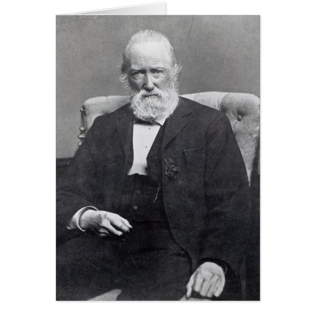 Theodor Storm, 1886 Hälsningskort (Framsidan)