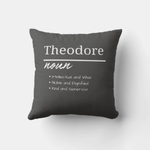 Theodore, Boy Personlig Namn Definition Kudde