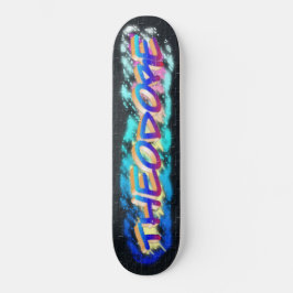 THEODORE Customized Graffiti Skateboard
