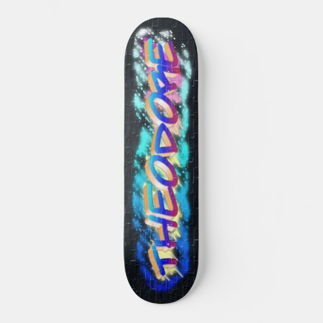 THEODORE Customized Graffiti Skateboard (Framsida)