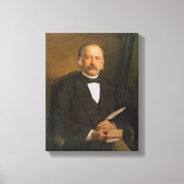 Theodore Fontane, 1883 Canvastryck (Framsida)