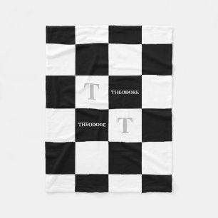 Theodore Namn Anpassningsbar Unisex Nursery Namn R Fleecefilt