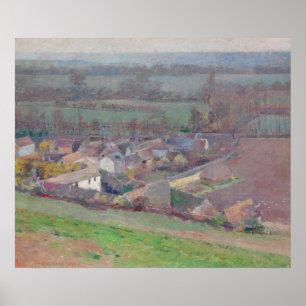 Theodore Robinson "Bird's öga view", landskapskons Poster