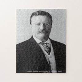 Theodore Roosevelt 26:e presidenten i Amerika. Pussel