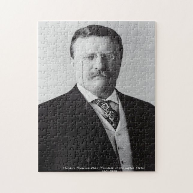 Theodore Roosevelt 26:e presidenten i Amerika. Pussel (Vertikal)