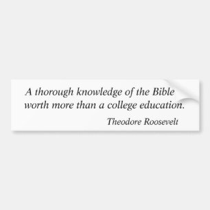 Theodore Roosevelt citationstecken 3 Bildekal