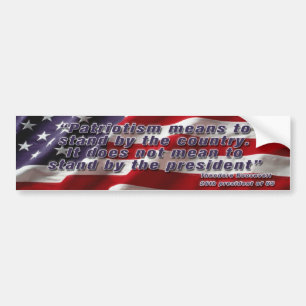 Theodore Roosevelt citationstecken Bildekal