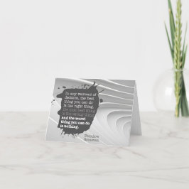 Theodore Roosevelt inspirational Quote "Decision" Tack Kort