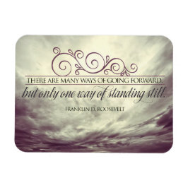 Theodore Roosevelt Inspirational Quote "Stående" Magnet