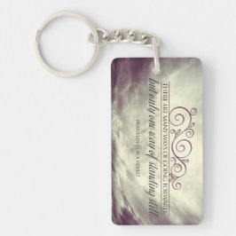 Theodore Roosevelt Inspirational Quote "Stående" Nyckelring