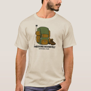Theodore Roosevelt National Park Backpack T Shirt