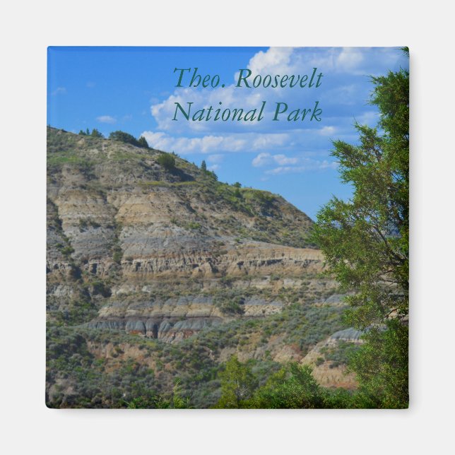 Theodore Roosevelt National Park ND Magnet (Framsidan)