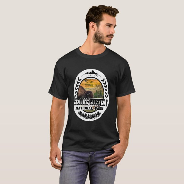THEODORE ROOSEVELT NATIONAL PARK TEE (Hel framsida)