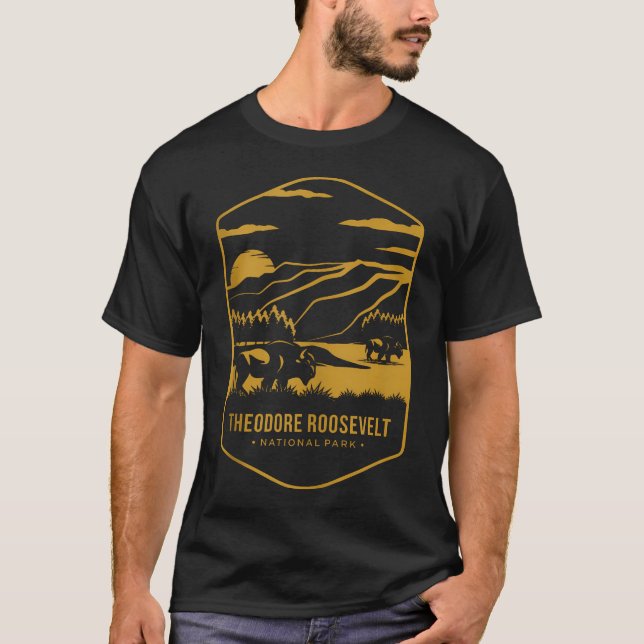 Theodore Roosevelt National T Shirt (Framsida)