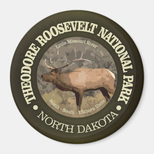 Theodore Roosevelt nationalpark (älgen) Magnet