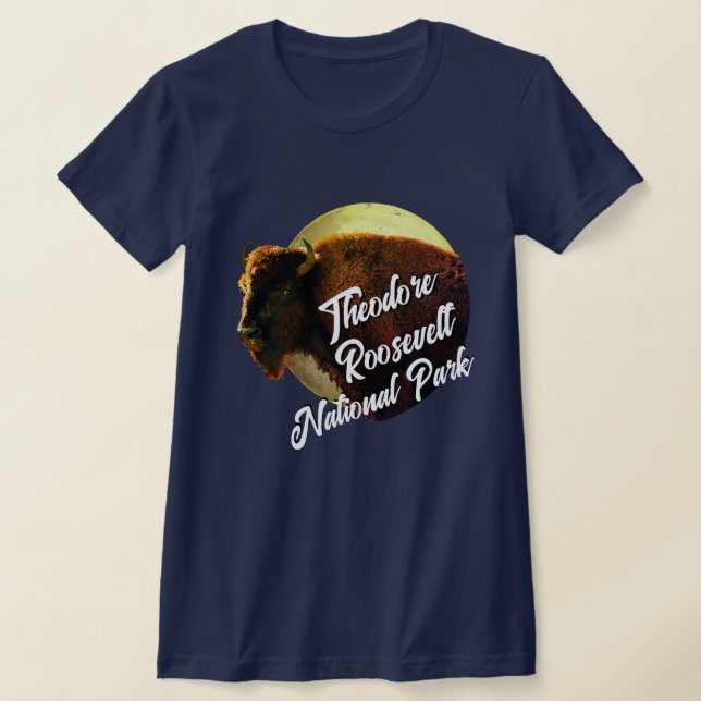 Theodore Roosevelt nationalpark & Buffalo T Shirt (Laydown)