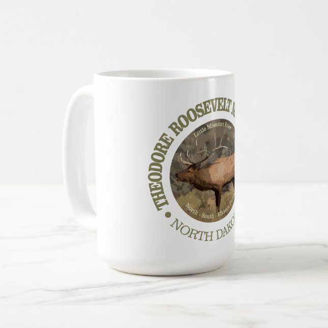 Theodore Roosevelt nationalpark (elk) Kaffemugg (Framsida vänster)