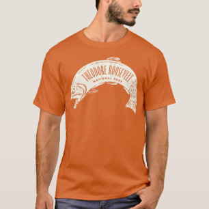 Theodore Roosevelt nationalpark Fish Tan T Shirt