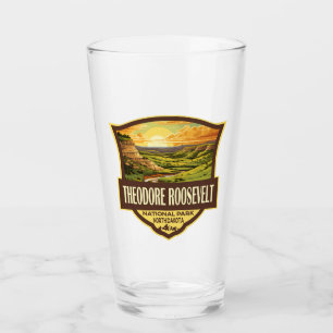 Theodore Roosevelt nationalpark Illustration Art Glaskopp