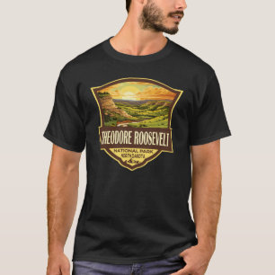 Theodore Roosevelt nationalpark Illustration Art T Shirt