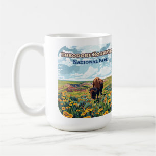Theodore Roosevelt nationalpark North Dakota Kaffemugg