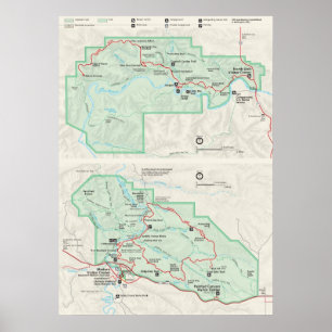 Theodore Roosevelt nationalpark Poster