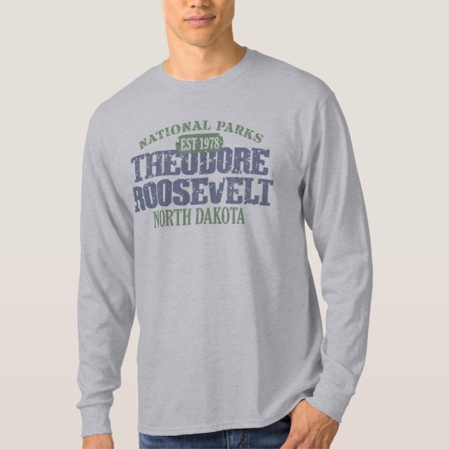 Theodore Roosevelt nationalpark Tee Shirt (Framsida)