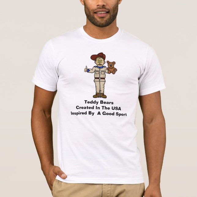 Theodore Roosevelt och Nalle T-Shirt (Framsida)
