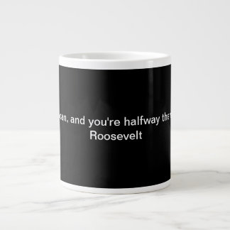 Theodore Roosevelt Quote Range Jumbo Mugg