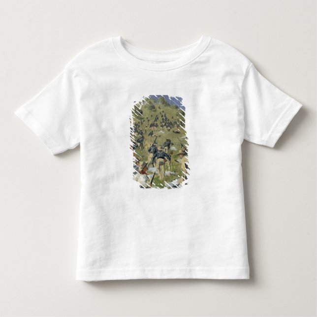 Theodore Roosevelt som tar den Sanktt Juanen T Shirt (Framsida)