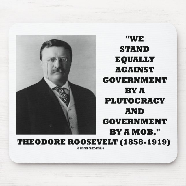 Theodore Roosevelt stand Government Plutoacy Mobst Musmatta (Framsidan)